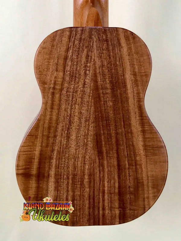 Wooden acoustic guitar with koa wood grain, KoAloha KTO-G6 Tenor Guitarlele 6-String