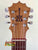 Guitar headstock with silver tuning pegs on KoAloha KTO-G6 Tenor Guitarlele 6-String