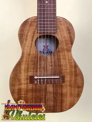 KoAloha KTO-G6 Tenor Guitarlele 6-String in natural koa wood finish and dark fretboard