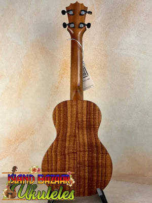 Beautiful Koa wood tenor ukulele on a stand, Koaloha Royal Pikake KCM-00RP