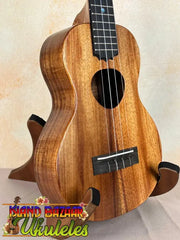 Beautiful KoAloha Royal Pikake Concert Ukulele with rich koa grain and dark fretboard