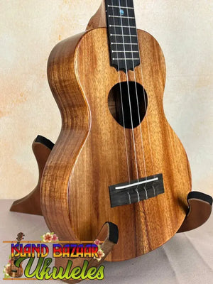 Beautiful KoAloha Royal Pikake Concert Ukulele with rich koa grain and dark fretboard