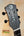 Black Luna Vista Baritone Ukulele headstock with silver tuning pegs in Acoustic-Electric Deer Series