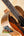 Wooden Luna Vista Baritone Ukulele with decorative inlay and built-in pickup