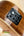 Electronic preamp control panel on Luna Vista Baritone Ukulele Acoustic-Electric Deer Series