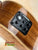 Electronic preamp control panel on Luna Vista Baritone Ukulele Acoustic-Electric Deer Series