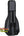 Black padded gig bag for Luna Vista Deer Tenor Electric Ukulele with shoulder straps
