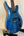 Electric Guitar with Glossy Blue Flame Maple Top and Dual Pickups for Mann Electric Tenor Ukulele