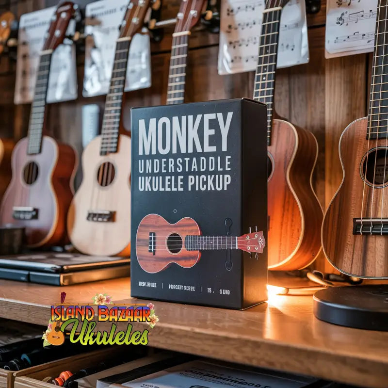 Monkey Undersaddle Ukulele Pickup for enhanced sound at Island Bazaar