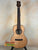 Natural wood Nebula Tenor Ukulele showcasing Western Red Cedar and Claro Walnut craftsmanship