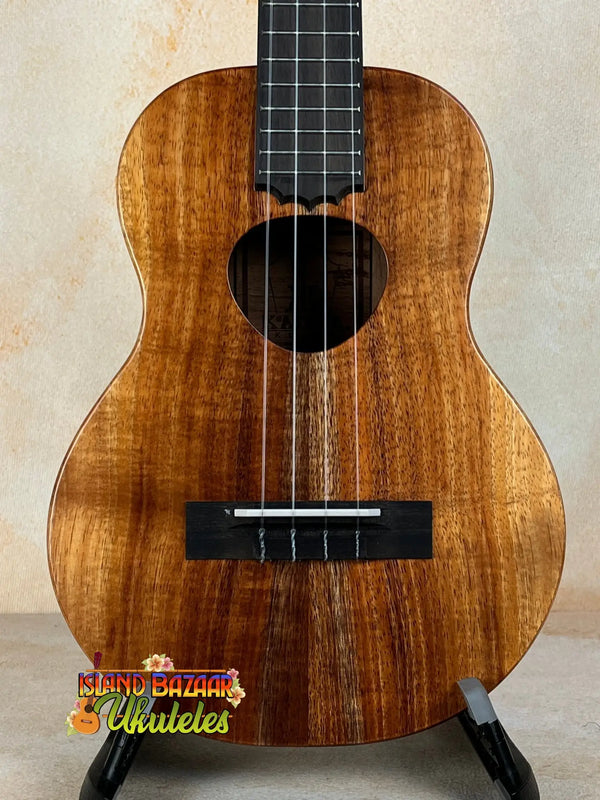 Beautiful KoAloha Royal Pikake Tenor Ukulele KTM-10RP in satin-finish koa wood