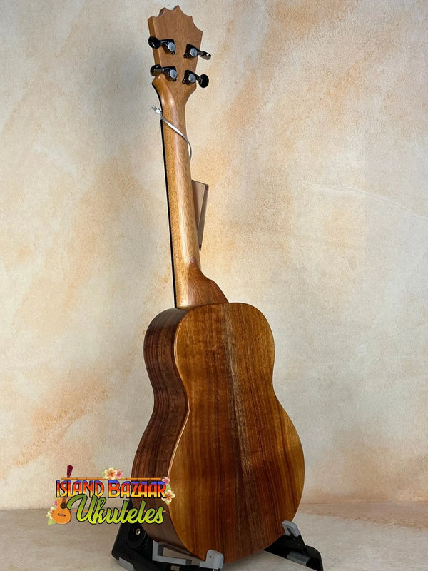 Wooden ukulele with rich brown finish featured in KoAloha Royal Pikake Tenor KTM-10RP