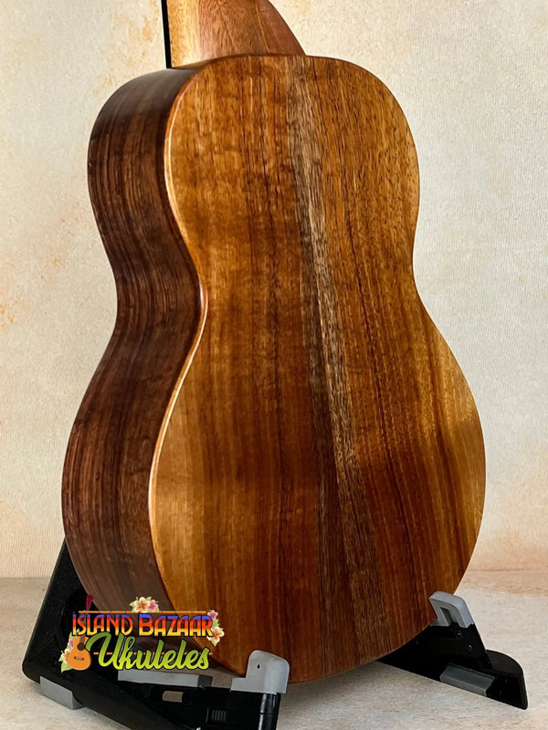 Beautiful acoustic guitar, showcasing the KoAloha Royal Pikake KTM-10RP in rich brown