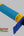 Blue and yellow Oasis brand kaleidoscope for OH-18 Ukulele Humidifier, humidifying fine instruments