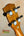 Wooden guitar headstock with black tuning pegs on Ohana CK-370G Concert Ukulele