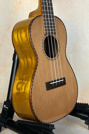 Ohana CK - 50WG Concert Ukulele - Solid Cedar & Willow, Unique & Vibrant - Island Bazaar Ukes