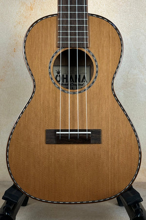 Ohana CK - 50WG Concert Ukulele - Solid Cedar & Willow, Unique & Vibrant - Island Bazaar Ukes