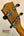 Guitar headstock with chrome tuning pegs on Ohana CK-50WG Concert Ukulele, Cedar & Willow