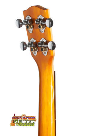 Ohana Limited Edition 40-Series Tenor Ukulele headstock and neck showcasing premium craftsmanship