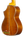Ornate wooden back of Ohana Limited Edition Acacia 7-Series Tenor Ukulele