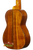 Wooden guitar back of Limited Edition Spruce & Acacia Tenor 6 series Ukulele by Ohana