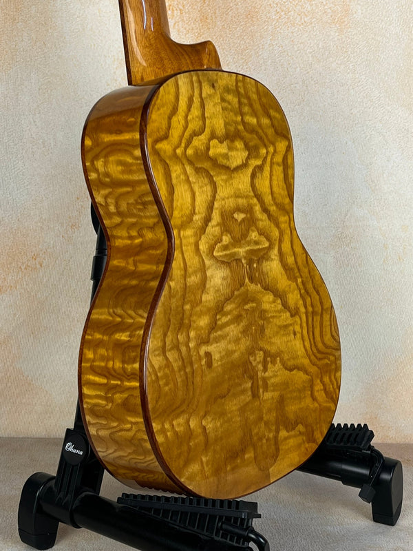 Ohana TK - 50WG Tenor Ukulele - Solid Cedar & Willow, Unique & Vibrant - Island Bazaar Ukes