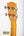 Guitar headstock with chrome tuning pegs for Ohana TK-70WG Spruce Top Tenor Ukulele