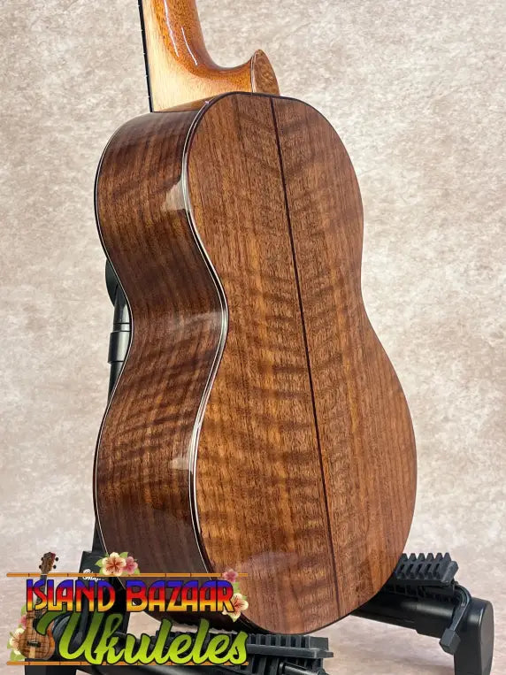 PCH Custom Tenor #73 Deep Forest Ukulele in glossy walnut