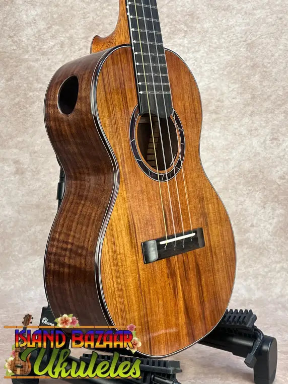 PCH Custom Tenor #73 Deep Forest Ukulele in cedar walnut
