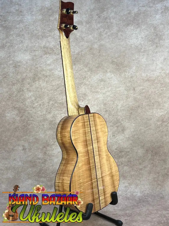 PCH Custom Tenor Ukulele Wickered Oregon Myrtle with natural grain