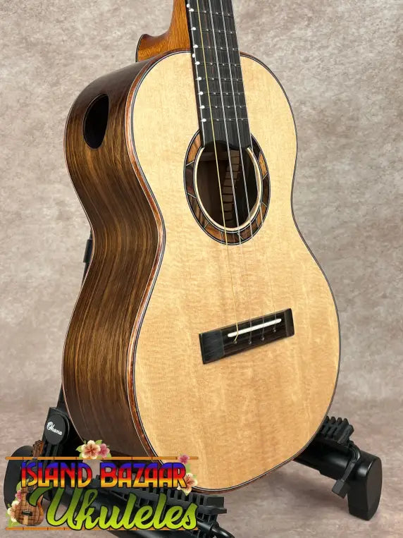 Custom PCH Tenor #70 Black Bear ukulele by Phil Henderson with Malaysian blackwood