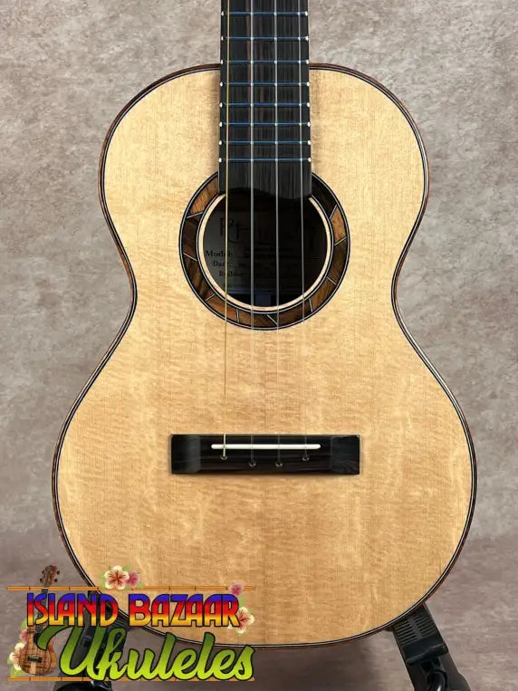 Phil Henderson PCH Tenor #70 Black Bear with flame maple top