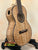 Wooden PCH The Ladder Tenor Ukulele with side sound hole and solid Myrtle wood by Phil Henderson