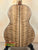 Figured Maple guitar back on Phil Henderson Tenor Ukulele with solid Myrtle ’The Ladder