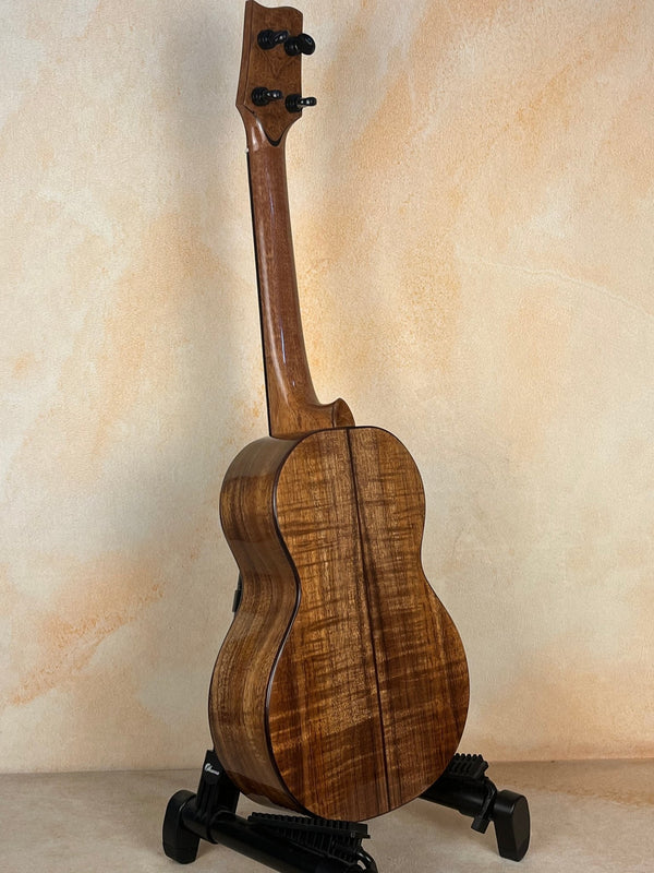 Phil Henderson Ukuleles: "Runaway" Hawaiian Koa Tenor #0052 - Island Bazaar Ukes