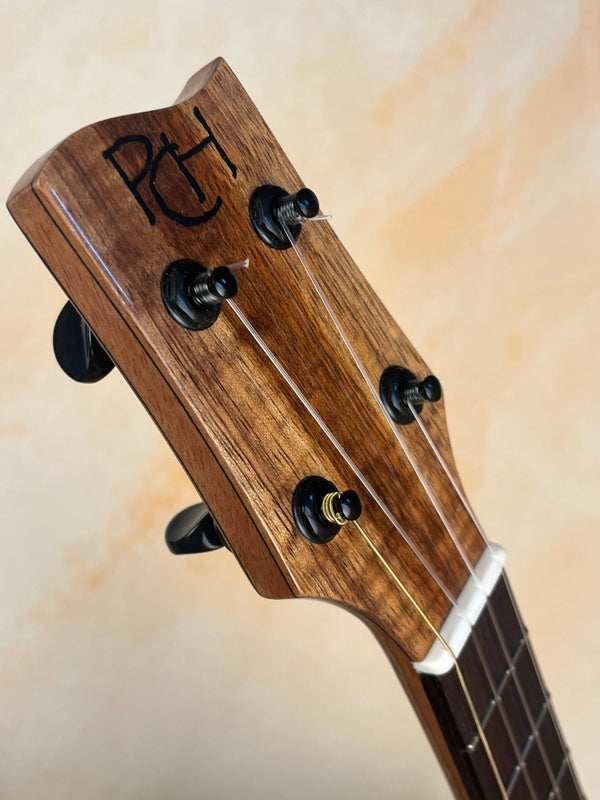 Phil Henderson Ukuleles: "Runaway" Hawaiian Koa Tenor #0052 - Island Bazaar Ukes