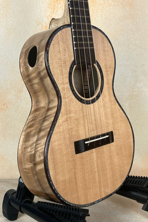 Phil Henderson Ukuleles: Tenor Ukulele with Spruce and Myrtlewood - Island Bazaar Ukes