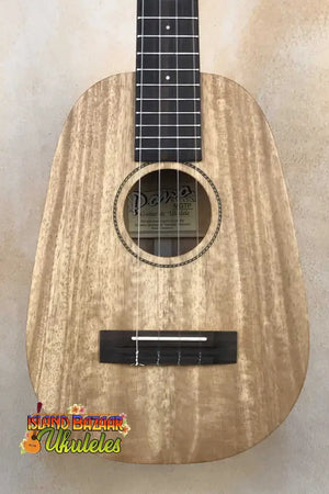 Pono Mango Pineapple Tenor Ukulele Model MGTP Solid Wood with black fretboard and strings