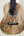 Acoustic guitar featuring spalted maple and turquoise inlay, Romero Creations Grand Tenor