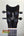 Black ukulele headstock with Pono branding on Romero Creations Grand Tenor Ukulele