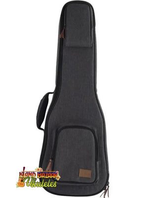 Black padded guitar gig bag with brown accents for Kala Tenor Ukulele from Sonoma Coast Collection