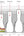 Diagram of Soprano, Concert, Tenor, and Baritone sizes for Kala Tenor Ukulele Cases