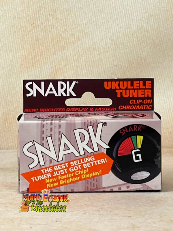 Snark Clip-On Chromatic Ukulele Tuner in packaging from Island Bazaar Ukes