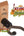 Wooden String Swing Ukulele oak wall mount stand with black rubber-coated hooks