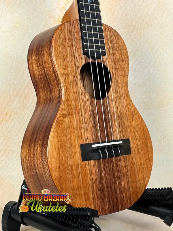 Beautiful Stunning KoAloha Royal Pikake Tenor Ukulele with rich mahogany finish