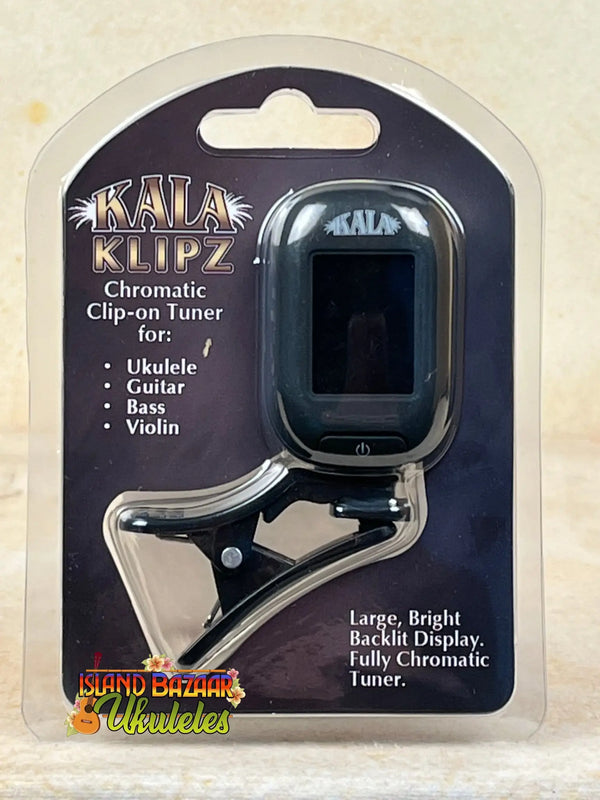 Kala digital clip-on tuner for Tenor Acacia Ukulele Beginners Bundle with accessories