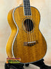 Beautiful tenor mango ukulele with honey finish from Southern California retail bundle