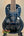 Black resonator concert ukulele with palm tree design from Tradewinds Resonator Concert collection
