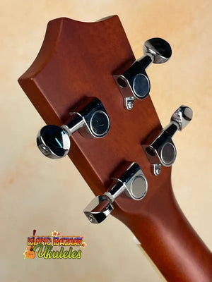 Ukulele headstock with tuning pegs of Tradewinds Resonator Concert Ukulele