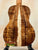 Acoustic guitar back panel of Kanile’a KPA Premium Tenor Ukulele made of Hawaiian Koa